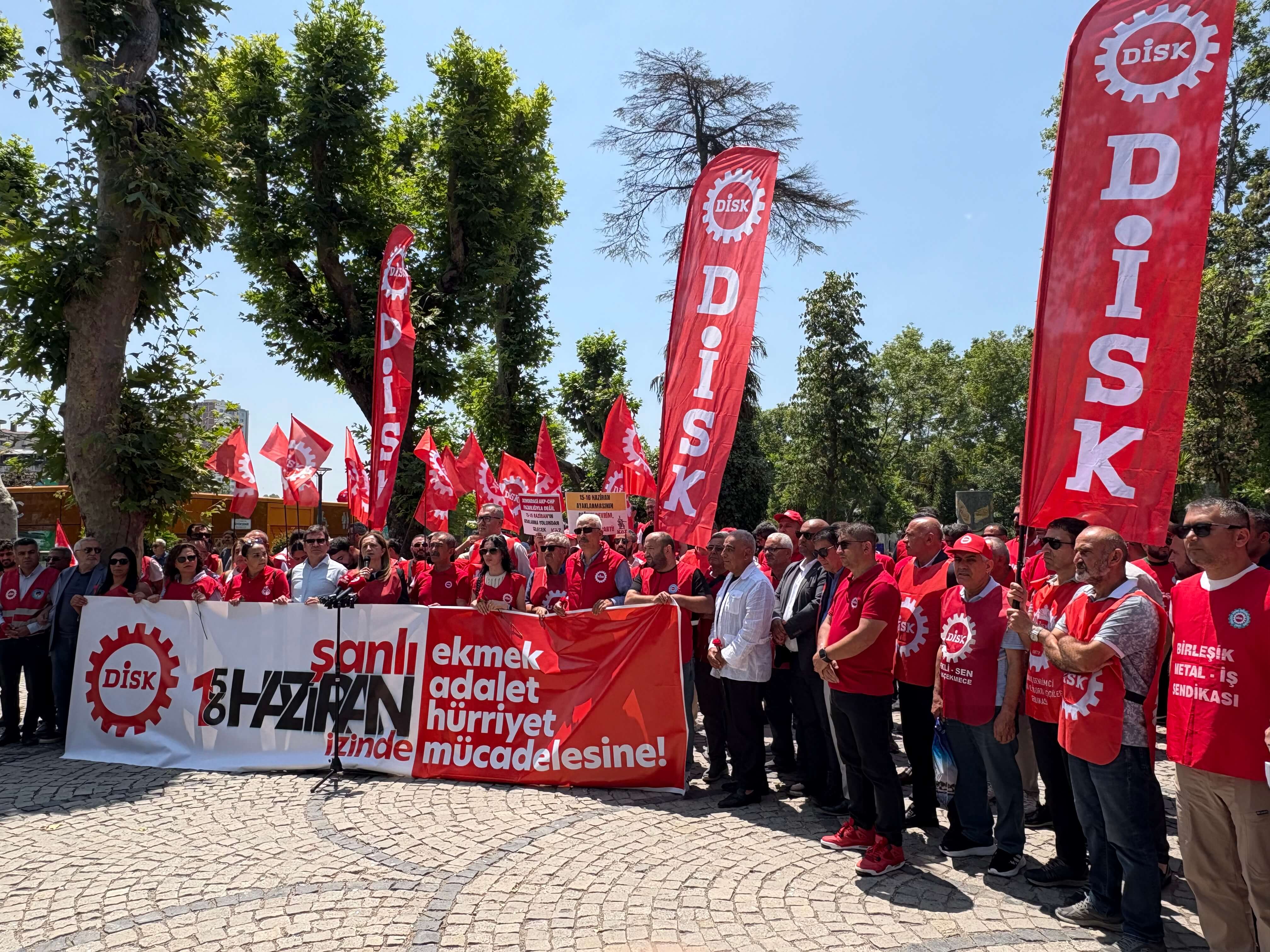 DİSK’ten 15-16 Haziran anması
